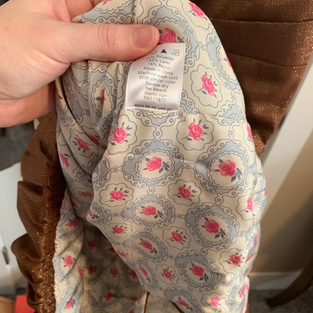 L.A.M.B. Vintage Corset Dress Size 8 - Picture 6 of 15